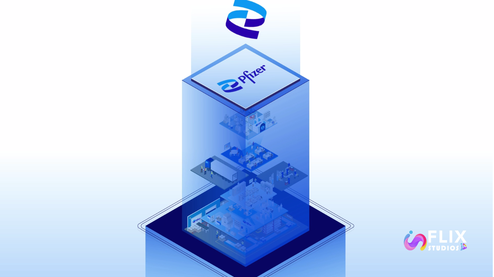Pfizer Isometric Explainer Video